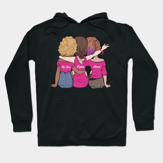 Breast Cancer Awareness T-Shirt for Women Hoodie by Elliottda